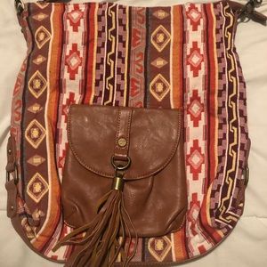 Aztec side shoulder bag